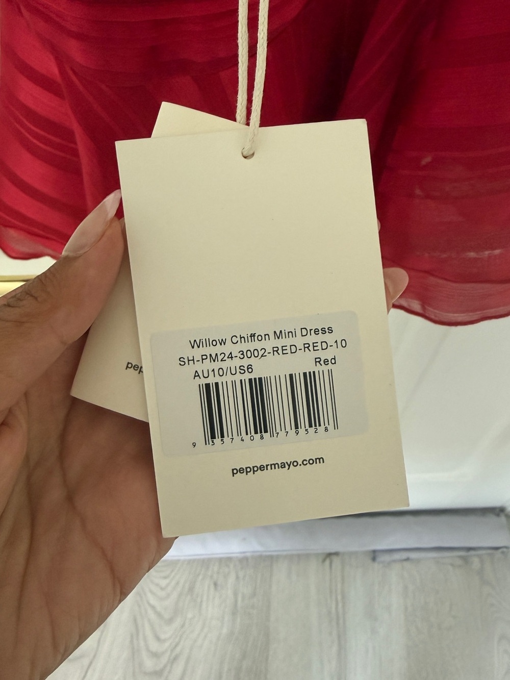 Peppermayo Willow Chiffon Dress New With Tags! - Picture 6 of 6